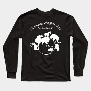 National Wildlife Day Long Sleeve T-Shirt